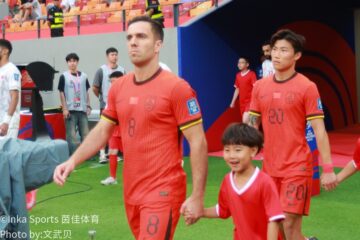 中国队边路进攻