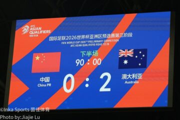 中国队球员夜场拼抢