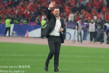 中国队场上比赛