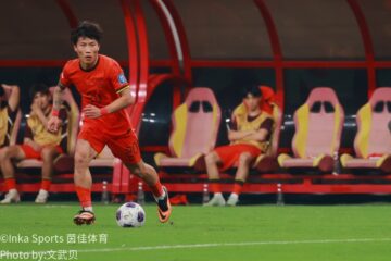 中国队进攻画面