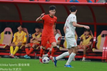 中国队球员场上画面