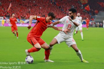 中国队防守画面