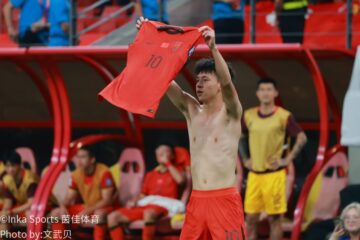 中国队替补席球员
