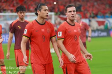 中国队球员庆祝画面