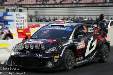 丰田GR Yaris Elfyn Evans维修区出发