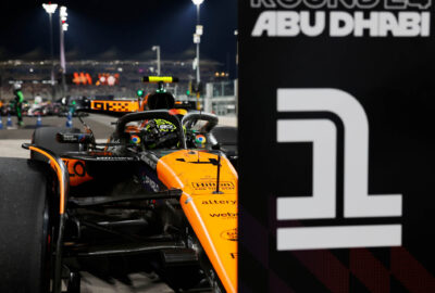 2024年F1阿布扎比大奖赛第三节练习赛，皮亚斯特里以1分23秒433最快，诺里斯第二，迈凯伦连续第二节练习包揽前二