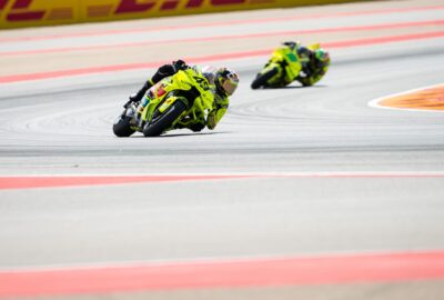 法比奥·迪詹南托尼奥驾驶VR46杜卡迪赛车出战MotoGP比赛