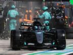 梅赛德斯W17赛车在马德里赛道参加2026年西班牙大奖赛