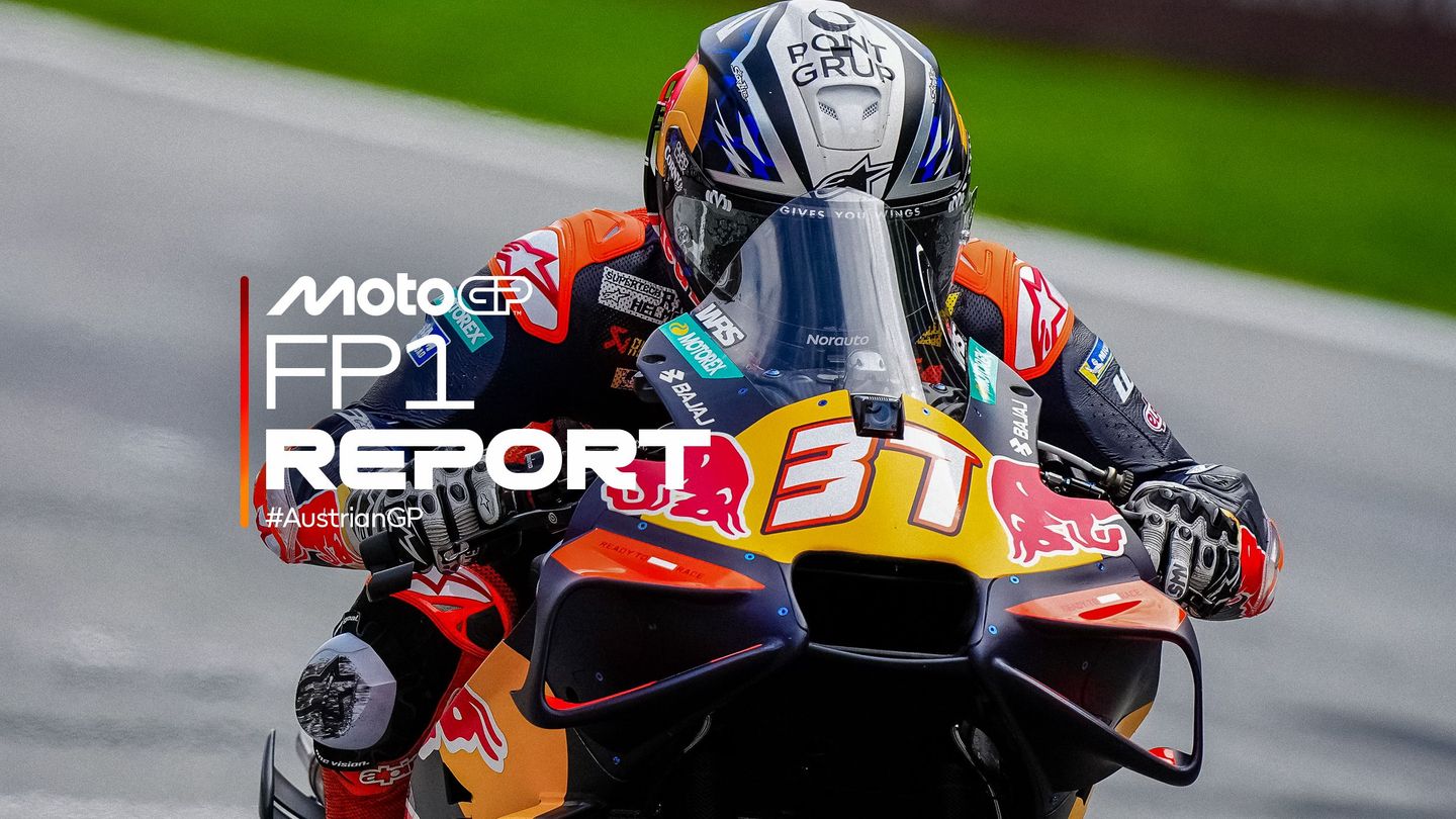 佩德罗·阿科斯塔驾驶红牛KTM厂队赛车参加2026年MotoGP奥地利大奖赛FP1