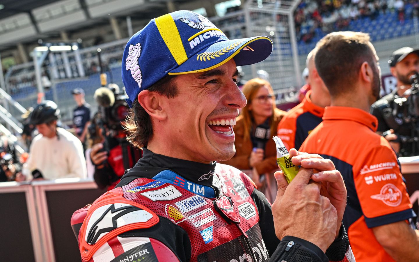 马克·马奎斯身着杜卡迪车队比赛服亮相2026年MotoGP奥地利大奖赛