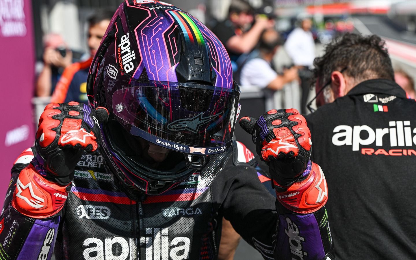 豪尔赫·马丁在2026年MotoGP奥地利大奖赛正赛期间