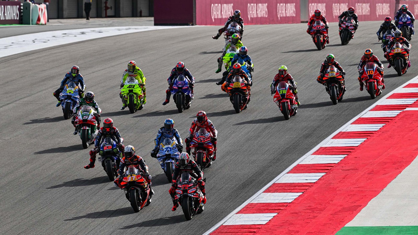 MotoGP车手从葡萄牙波尔蒂芒赛道起步,资料图