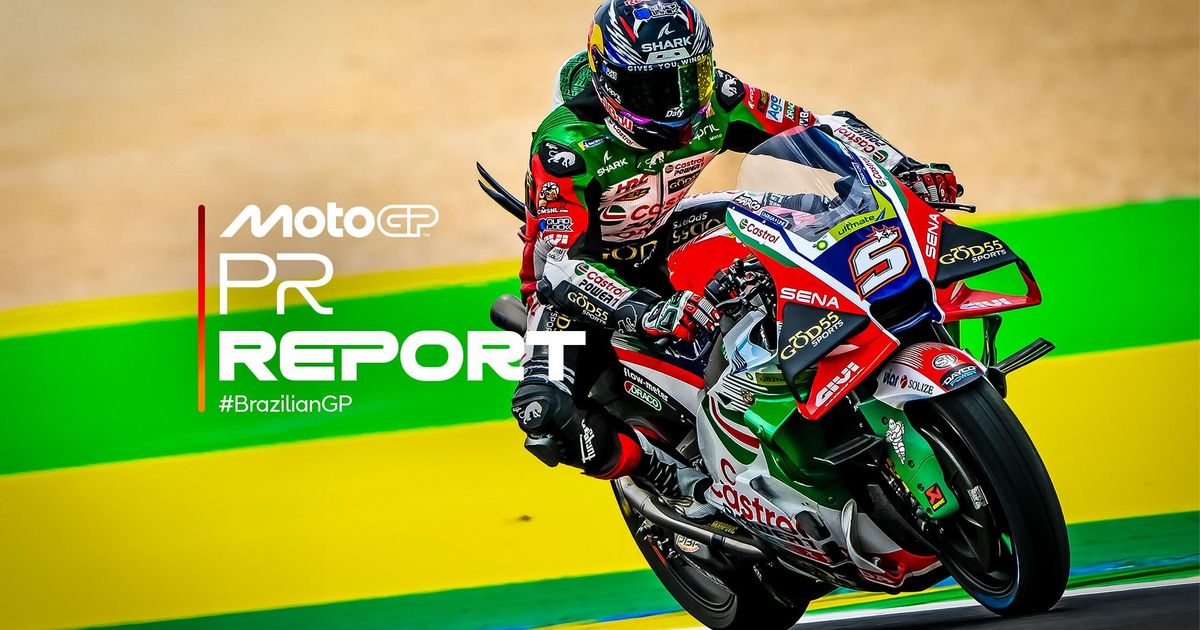 约翰·扎尔科参加2026年MotoGP第2站巴西大奖赛练习赛，图片来自MotoGP官方当站Practice报道