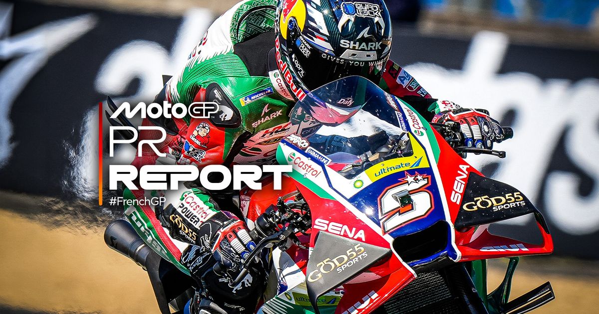 约翰·扎尔科参加2026年MotoGP第5站法国大奖赛练习赛，图片来自MotoGP官方当站Practice报道
