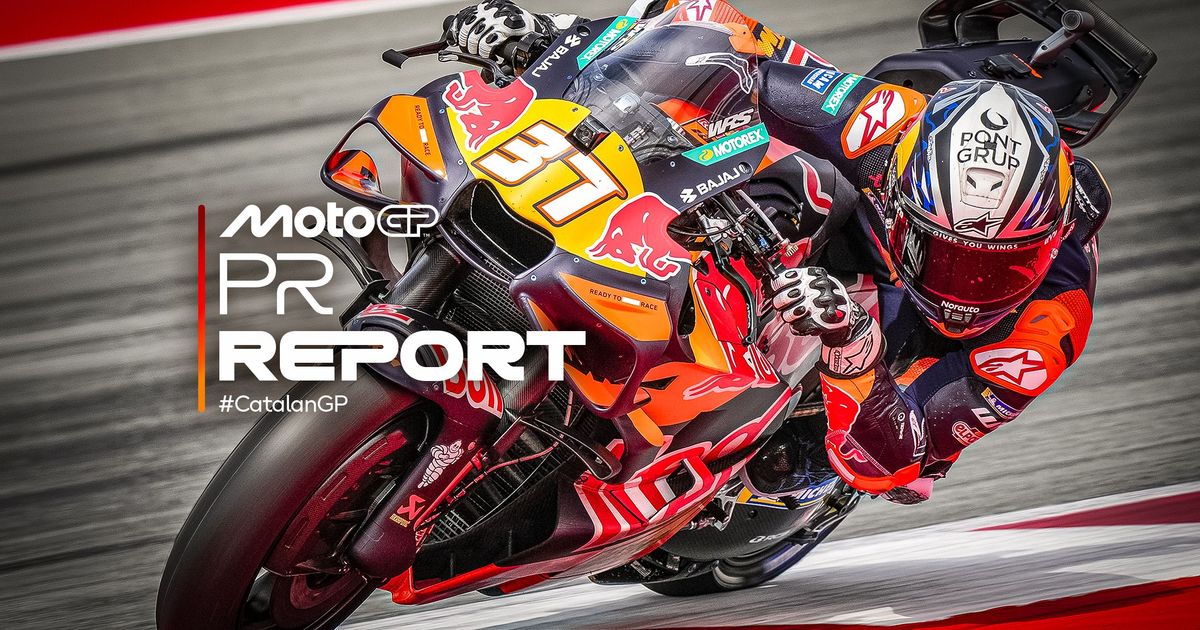 佩德罗·阿科斯塔参加2026年MotoGP第6站加泰罗尼亚大奖赛练习赛，图片来自MotoGP官方当站Practice报道