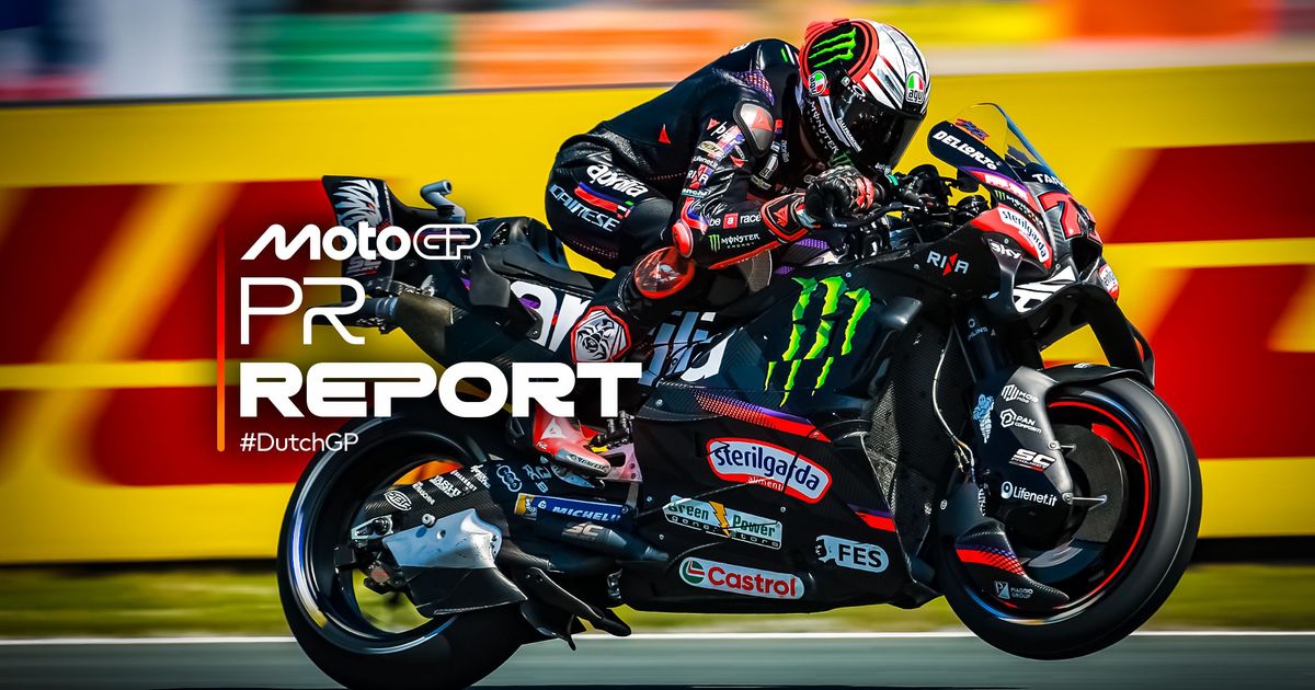 马可·贝泽奇参加2026年MotoGP第10站荷兰大奖赛练习赛，图片来自MotoGP官方当站Practice报道