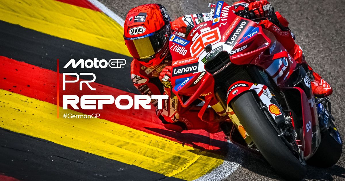 马克·马奎斯参加2026年MotoGP第11站德国大奖赛练习赛，图片来自MotoGP官方当站Practice报道