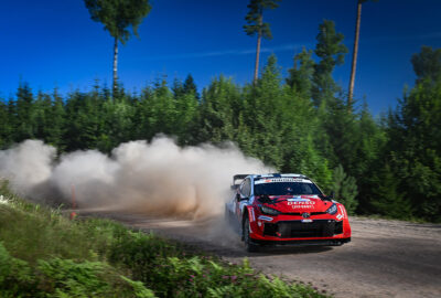 丰田GR Yaris Rally1在芬兰砂石路的官方赛事资料图