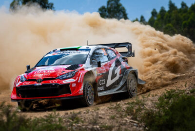 2026年丰田GR Yaris Rally1砂石路赛事资料图，拍摄于葡萄牙站