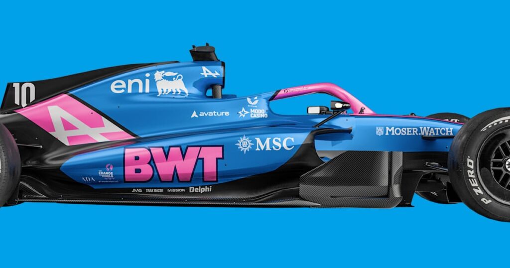 Alpine车队2026赛季官方资料图