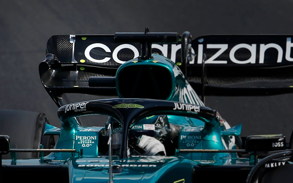 2022年F1匈牙利大奖赛，以独特思路研发的阿斯顿·马丁AMR22新型尾翼