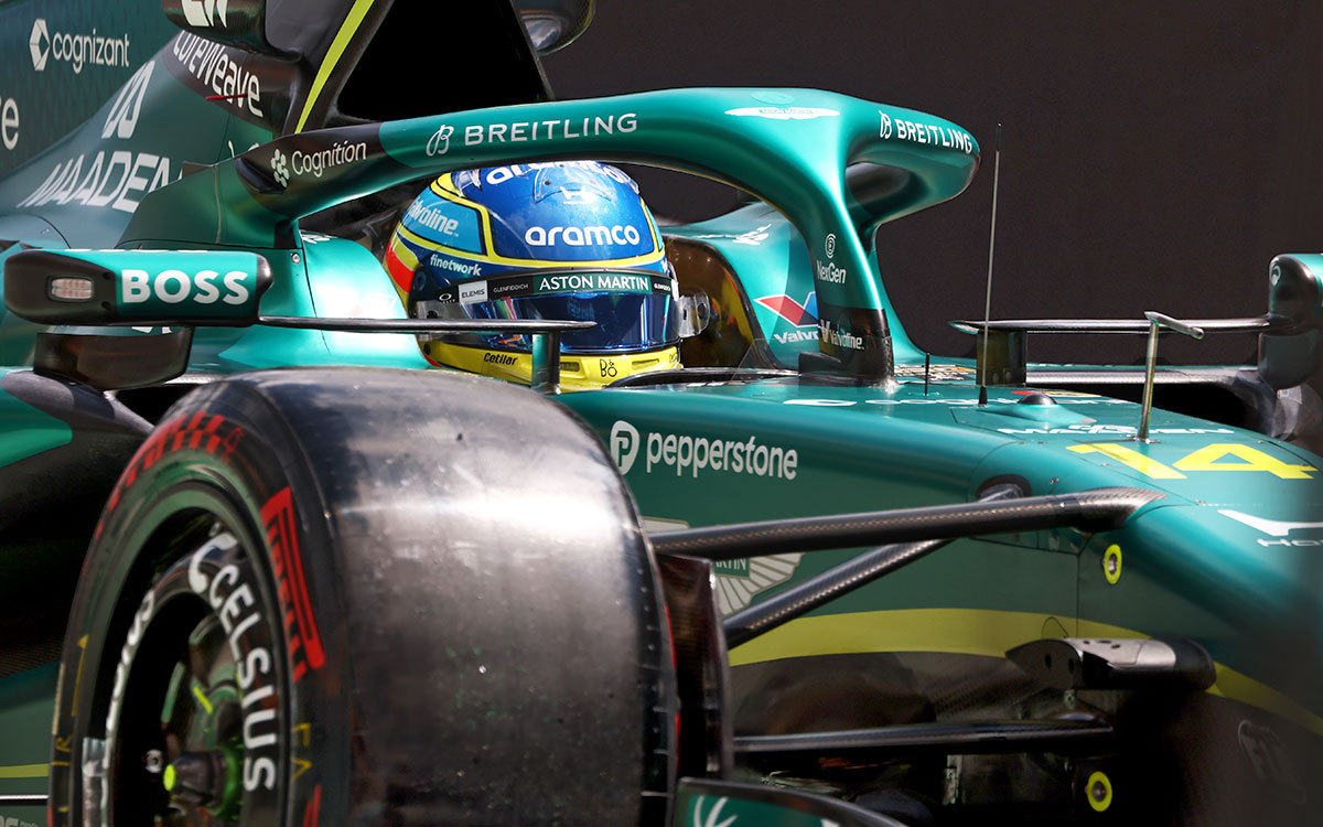 2026年F1匈牙利大奖赛一练,阿隆索驾驶搭载大规模升级的阿斯顿·马丁AMR26