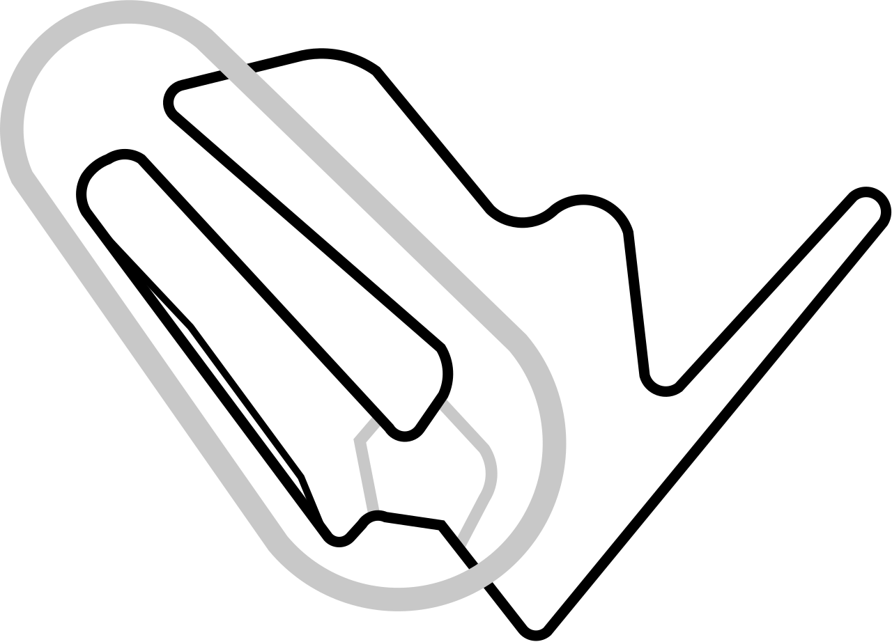黑线表示道路赛道,浅灰线为场地内其他道路或布局;MotoGP 不沿椭圆赛道比赛。