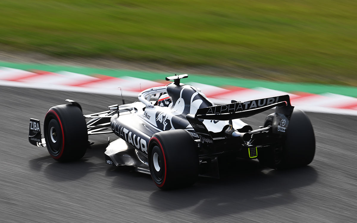 2022年F1日本大奖赛排位赛，驾驶红牛二队AT03出战的加斯利
