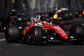 夏尔·勒克莱尔驾驶法拉利SF-26参加2026年阿塞拜疆大奖赛