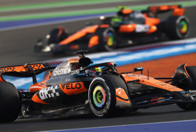 2025年F1卡塔尔大奖赛一练，皮亚斯特里领先队友诺里斯
