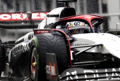 2023年F1匈牙利大奖赛一练，回归红牛二队的里卡多首次驾驶AT04赛车在亨格罗林赛道出场