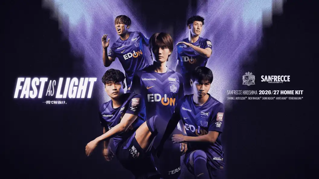 Sanfrecce Hiroshima 2026/27 Season Home Jersey