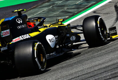 2020年F1西班牙大奖赛三练，雷诺车手埃斯特班·奥康