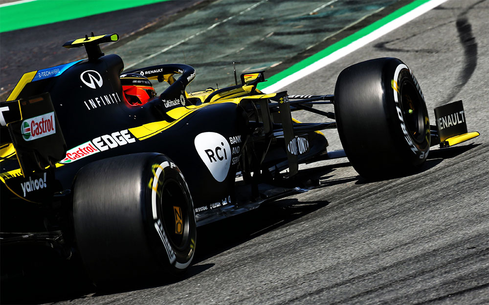 2020年F1西班牙大奖赛三练，雷诺车手埃斯特班·奥康