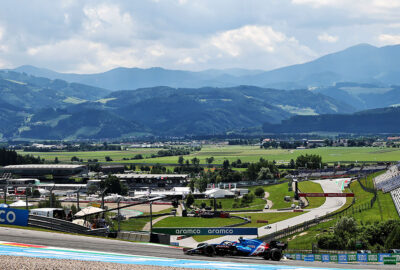 2021年F1施蒂利亚大奖赛一练，行驶在红牛环的阿尔派A521