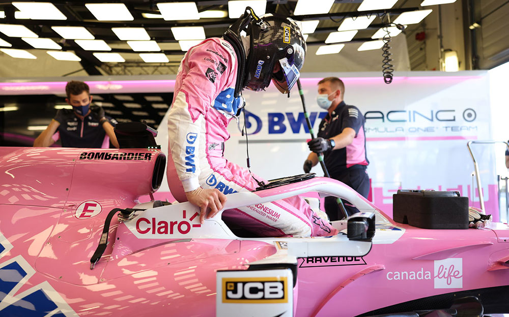 2020年F1英国大奖赛一练,跨入赛点RP20赛车的尼科·霍肯伯格