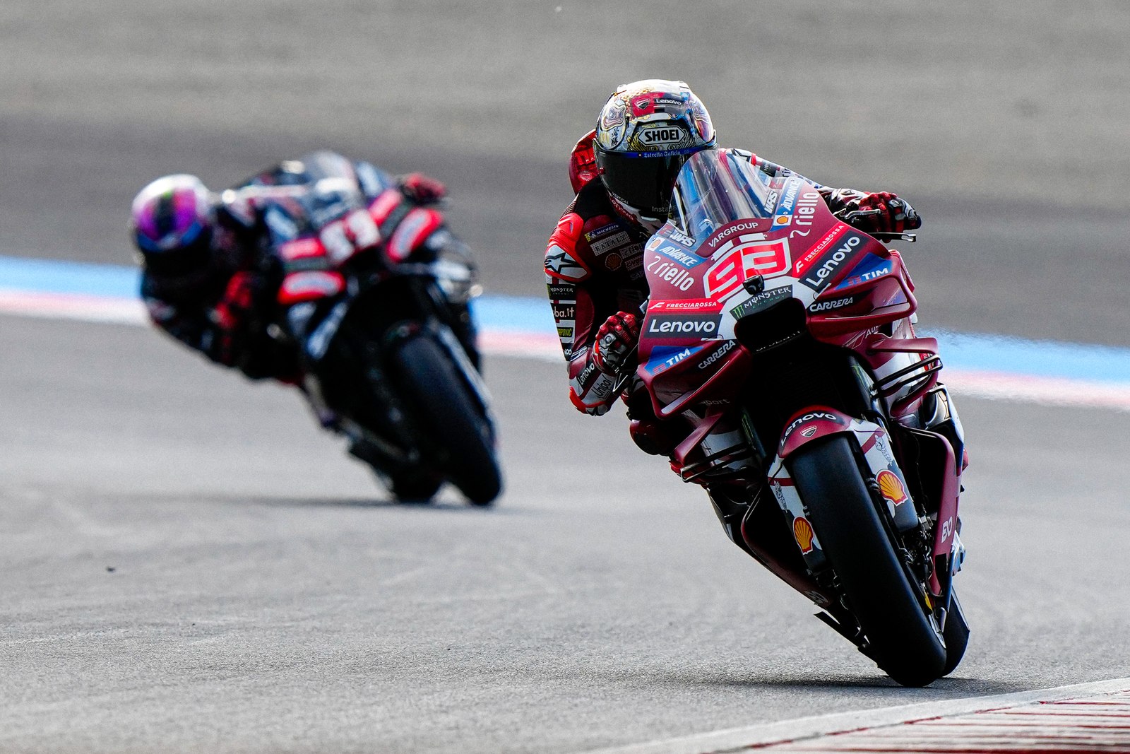 2026年10月3日，马克·马奎斯在日本站MotoGP冲刺赛驾驶杜卡迪赛车（资料图）