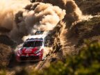 2026年10月4日撒丁岛站，奥吉尔与朗代斯驾驶1号丰田GR Yaris Rally1。