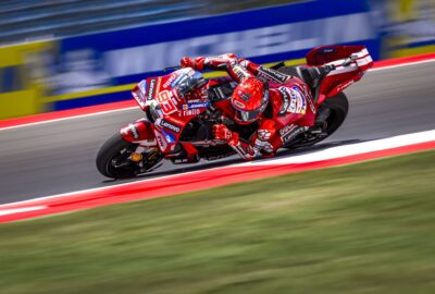 2026年10月9日MotoGP印尼站周五，马克·马奎斯驾驶93号杜卡迪赛车通过曼达利卡赛道。