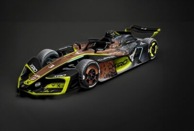 CUPRA KIRO于2026年10月12日公布的GEN4赛车涂装展示图，采用荧光黄与铜色。
