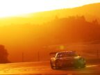 2026年10月16日GT世界挑战赛欧洲耐力杯波尔蒂芒站，3号梅赛德斯-AMG GT3 EVO在夕阳中行驶