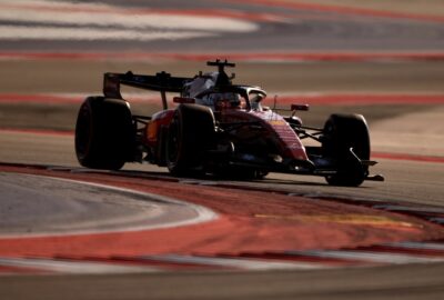 2026年10月23日F1美国站二练，勒克莱尔驾驶16号法拉利赛车。