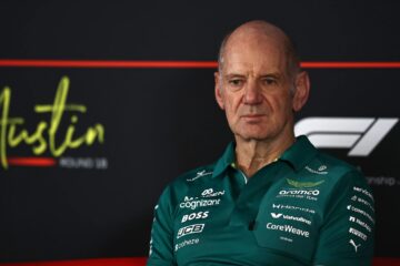 2026年10月23日F1美国站，阿斯顿·马丁领队阿德里安·纽维出席发布会。