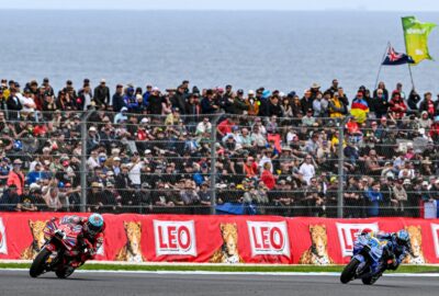 2026年MotoGP澳大利亚站周末资料图，菲利普岛赛道看台与观众