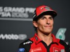 Marc Marquez at the 2026 Malaysian Grand Prix pre-event media activities; not Friday Practice