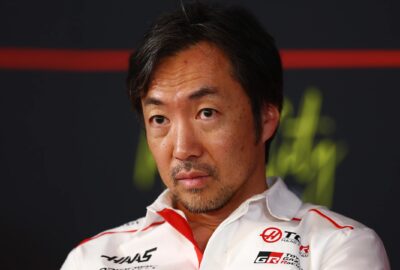 Ayao Komatsu at the Mexico City GP team principals’ press conference on October 30, 2026