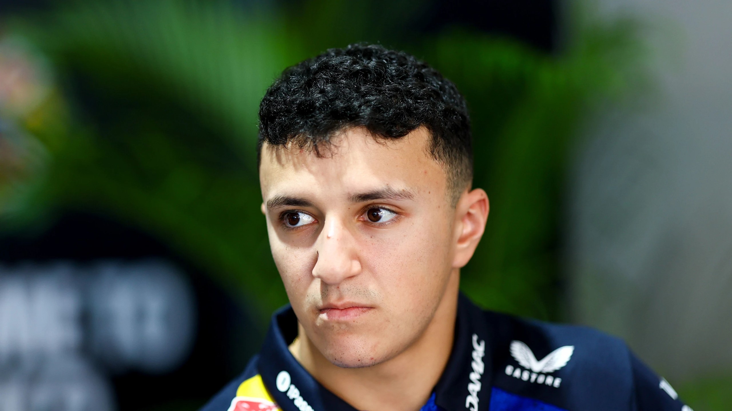 F1公式が2026年メキシコGPの事前記事に使用したハジャーの資料写真。当該事件の場面ではない