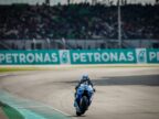 Alex Marquez riding the No. 73 Gresini Ducati at Sepang