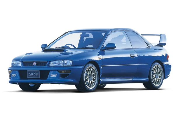 1998年斯巴鲁22B STI蓝色公路车型
