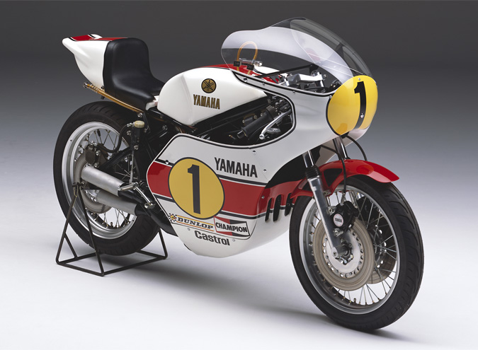 The 1975 YZR500 0W23 in Yamaha's museum collection